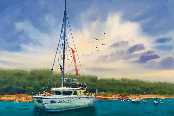 Andrii Kovalyk: Azure Sea by Andrii Kovalyk