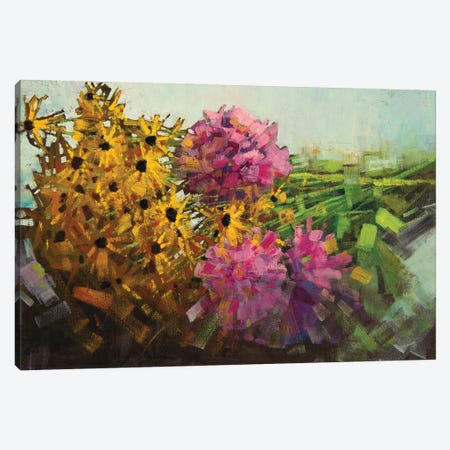 Bouquet Of Flowers Canvas Print #KVK74} by Andrii Kovalyk Canvas Art