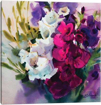 Flowers Of Summer Canvas Art Print - Andrii Kovalyk