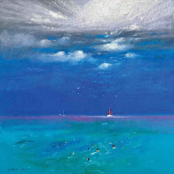 Lake Sunrises & Sunsets: Before The Thunderstorm by Andrii Kovalyk