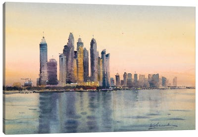 Dubai Canvas Art Print - Andrii Kovalyk