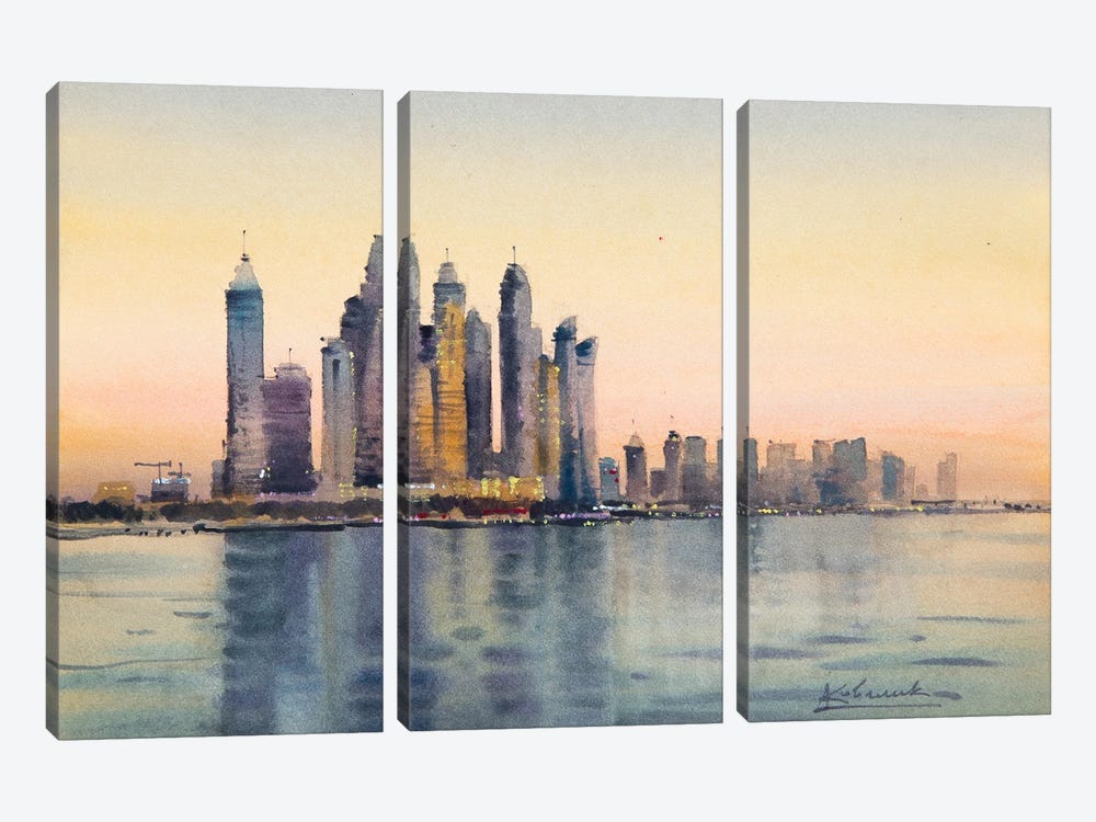 Dubai by Andrii Kovalyk 3-piece Art Print