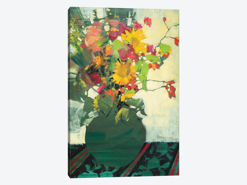 Autumn Flowers by Andrii Kovalyk 1-piece Canvas Artwork