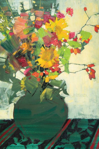 Textured Florals: Autumn Flowers by Andrii Kovalyk