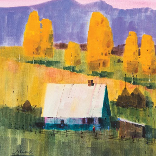 Andrii Kovalyk: Golden Autumn In Carpathians by Andrii Kovalyk