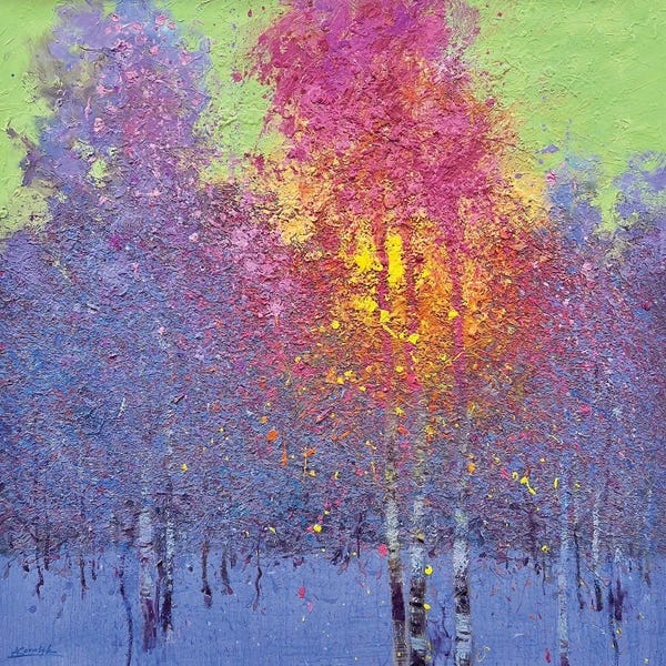 Aspen Trees | Birch Trees: Four Seasons. Winter by Andrii Kovalyk