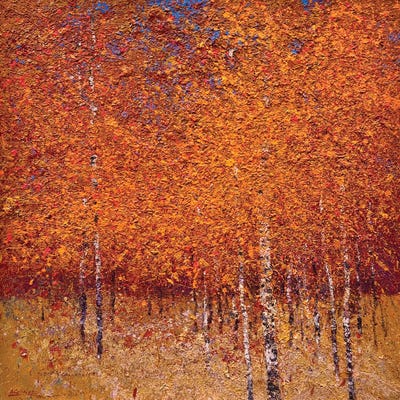 Four Seasons. Autumn by Andrii Kovalyk canvas print