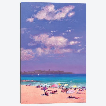 Summer Day At Sea In Alicante In Spain Canvas Print #KVK96} by Andrii Kovalyk Canvas Wall Art