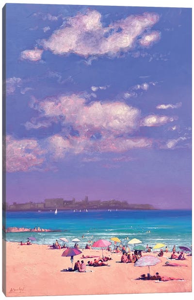 Summer Day At Sea In Alicante In Spain Canvas Art Print