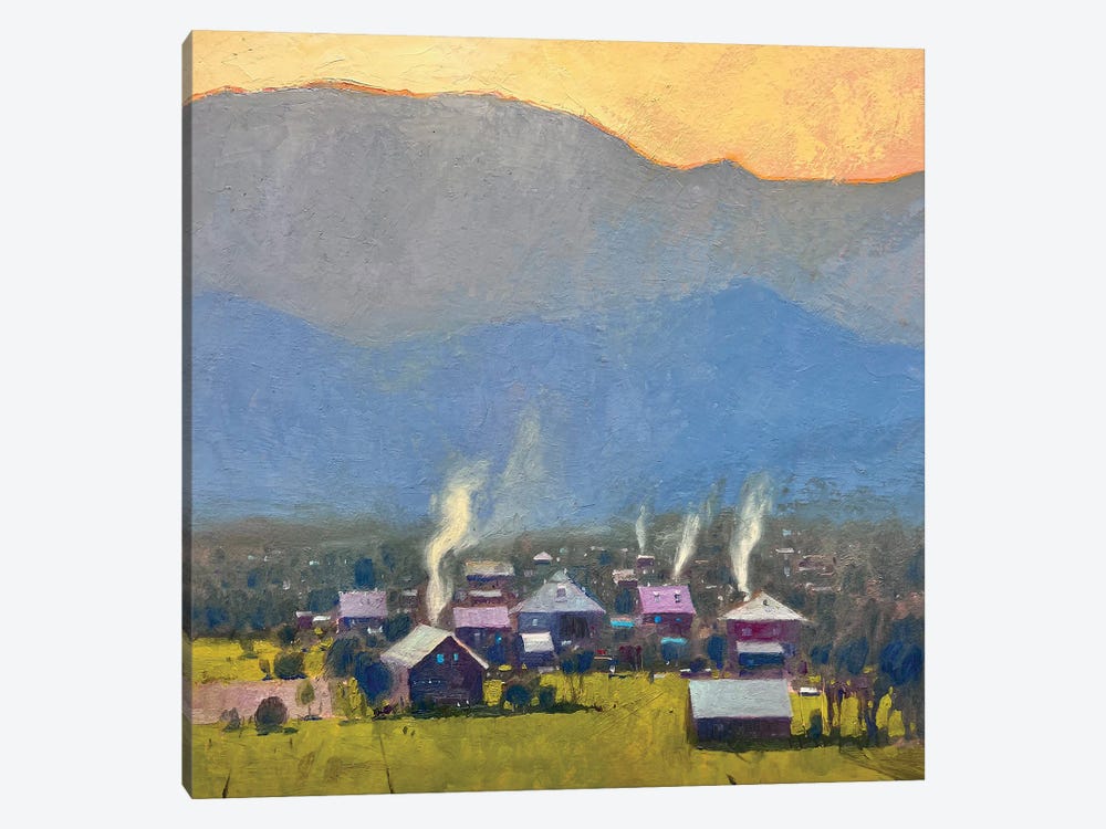 Carpathian Smoke by Andrii Kovalyk 1-piece Canvas Print