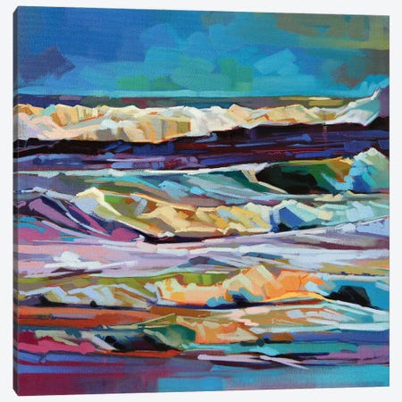 Main Beach, Bundoran, Storm Ciara Ii Canvas Print #KVL11} by Kevin Lowery Canvas Art