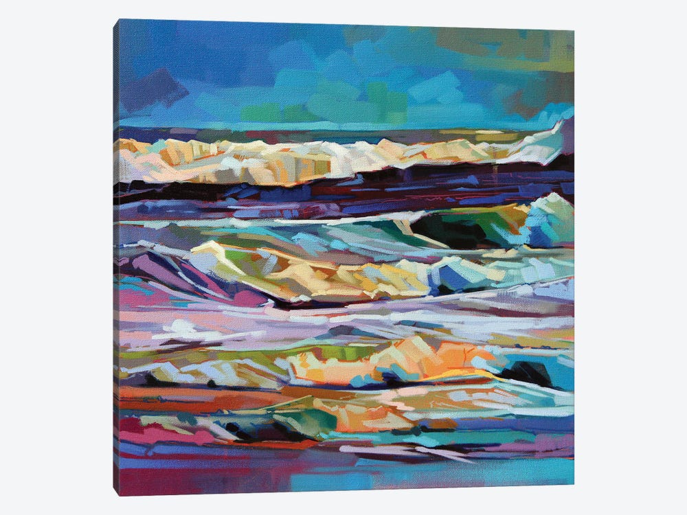 Main Beach, Bundoran, Storm Ciara Ii by Kevin Lowery 1-piece Canvas Art