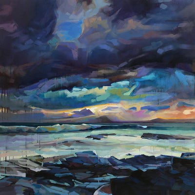 Mermaid'S Cove, Storm Fionn by Kevin Lowery canvas print