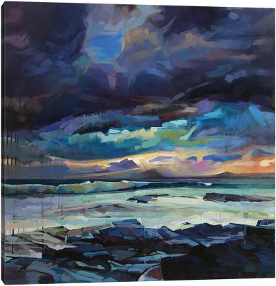 Mermaid'S Cove, Storm Fionn Canvas Art Print - Kevin Lowery