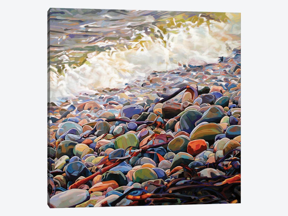 Pebbles At Cregg by Kevin Lowery 1-piece Canvas Artwork