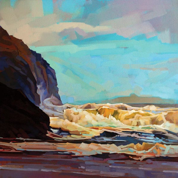 Kevin Lowery: Break In The Clouds At Tullan Strand by Kevin Lowery