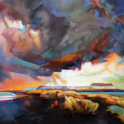 Benbulben From Streedagh Ii by Kevin Lowery framed wall art