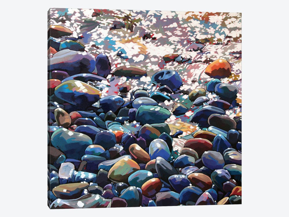 Pebbles IX by Kevin Lowery 1-piece Canvas Print