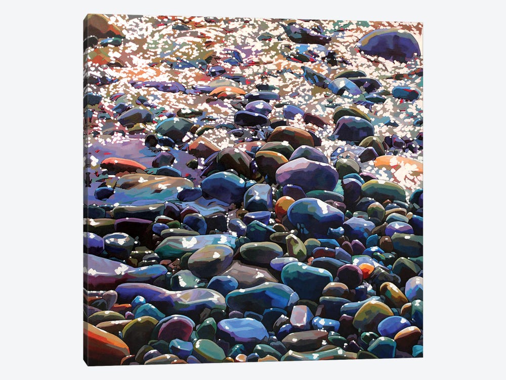 Pebbles X by Kevin Lowery 1-piece Canvas Artwork