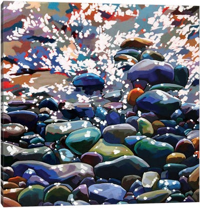 Pebbles XIII Canvas Art Print - Kevin Lowery