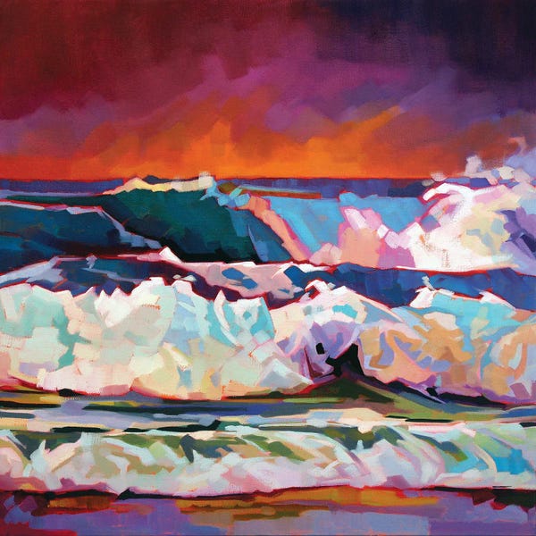 Kevin Lowery: Red Sky At Fanore by Kevin Lowery