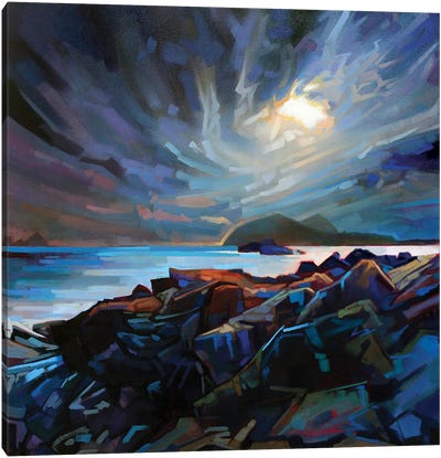 Towards The Blaskets Canvas Art Print - Kevin Lowery