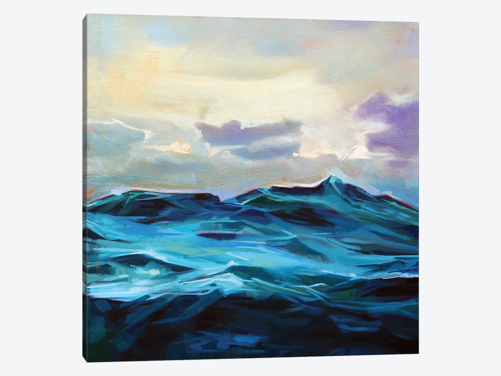 Choppy Waters At Easkey by Kevin Lowery 1-piece Canvas Artwork