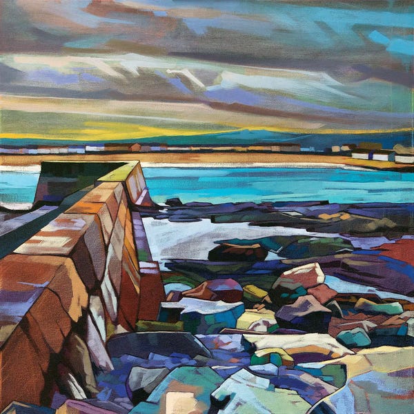 Kevin Lowery: Kilkee Pier by Kevin Lowery