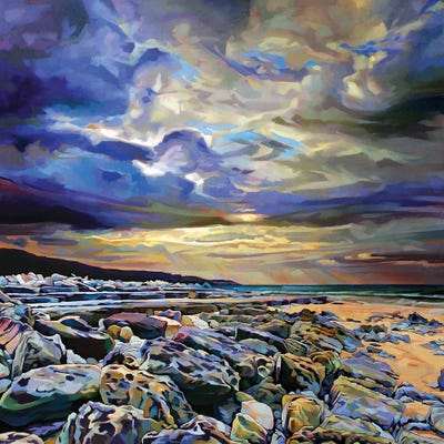 Looking South From Fanore by Kevin Lowery framed wall art