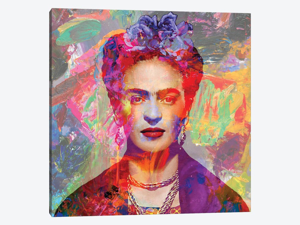 Frida Kahlo V by Karin Vermeer 1-piece Canvas Artwork