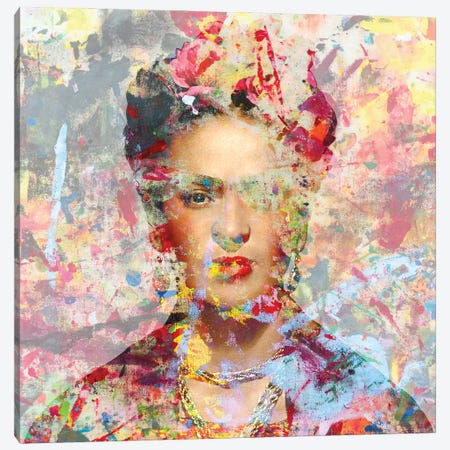 Frida Kahlo VI Canvas Print #KVM11} by Karin Vermeer Canvas Print