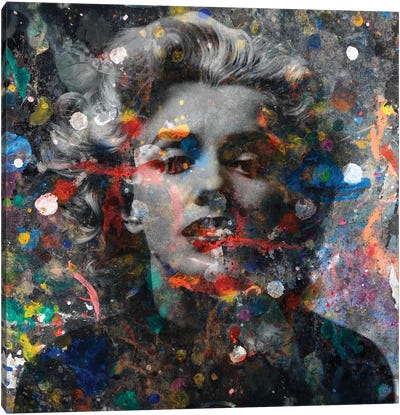 Marilyn Monroe Canvas Art Print - Karin Vermeer