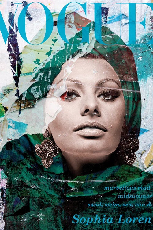 Sophia Loren by Karin Vermeer wall art
