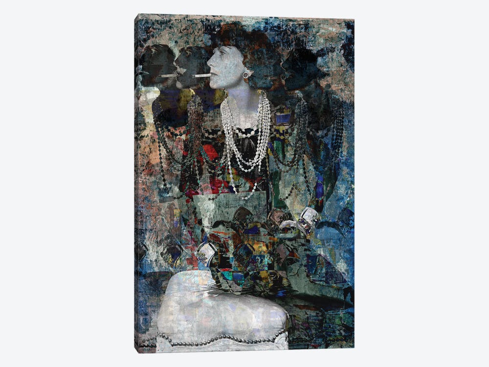 Coco Chanel by Karin Vermeer 1-piece Canvas Print