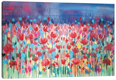 Poppies Delight Canvas Art Print - Nataliia Karavan