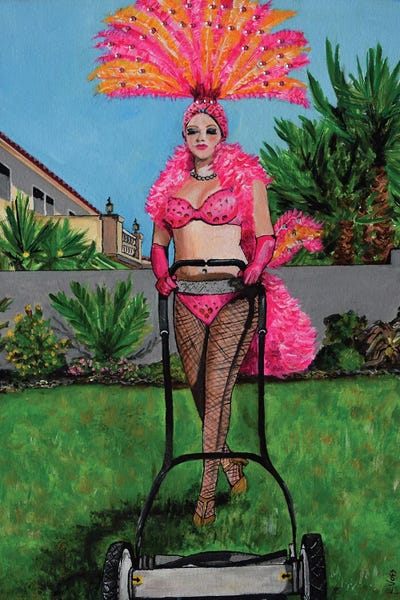 Schmowing by Kristin Voss multi panel art