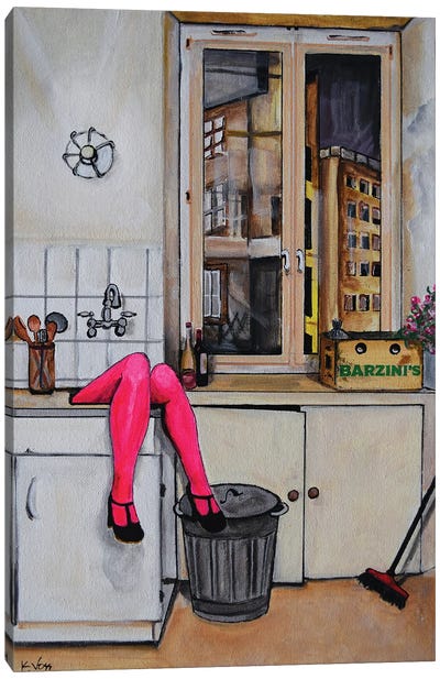 Somewhere On The Upper West Side Canvas Art Print - Kristin Voss
