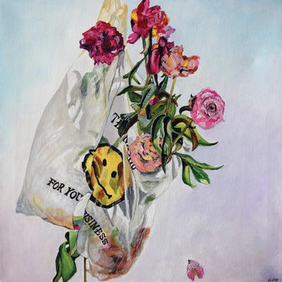 The Remnants of Paradise by Kristin Voss multi panel art