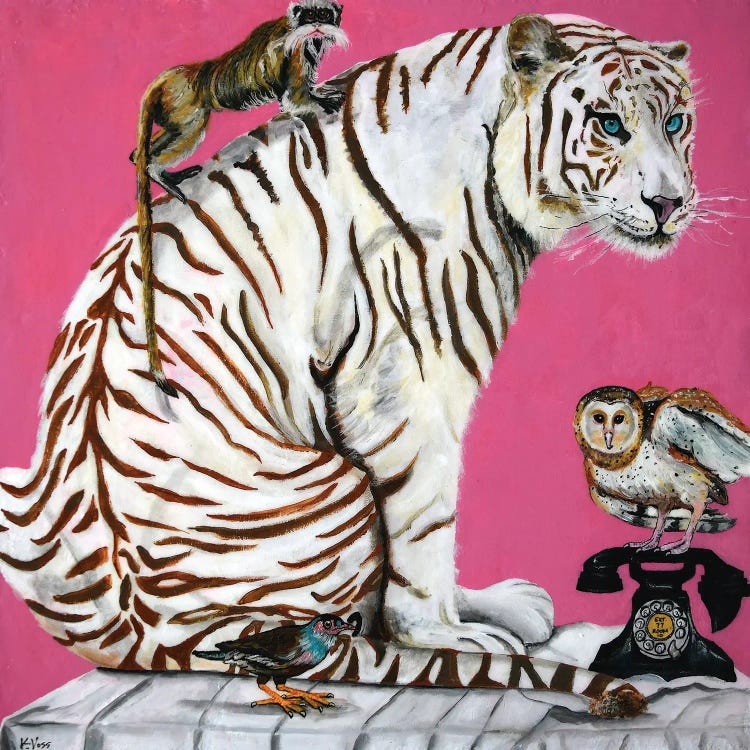 Unlikely Friends by Kristin Voss wall art