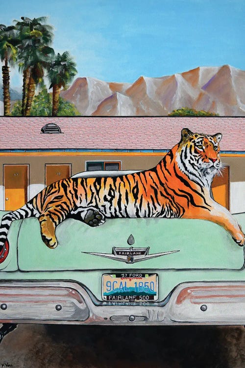 Cally Cat by Kristin Voss wall art