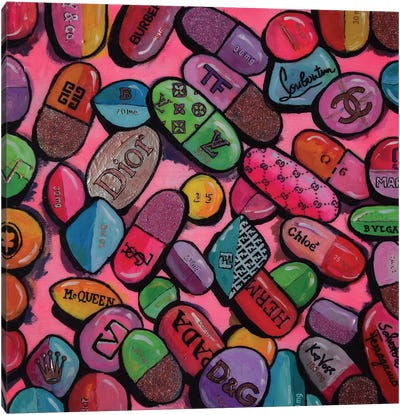 Designer Drugs Canvas Art Print - Pills