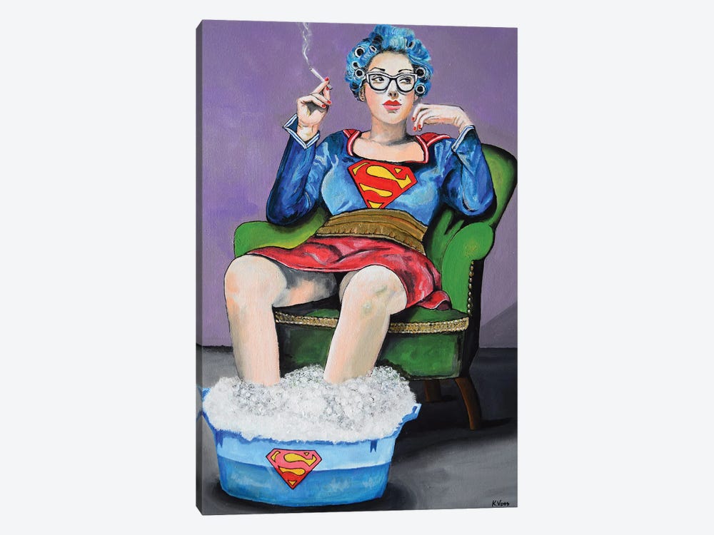 It's Not Always Glamourous by Kristin Voss 1-piece Canvas Print