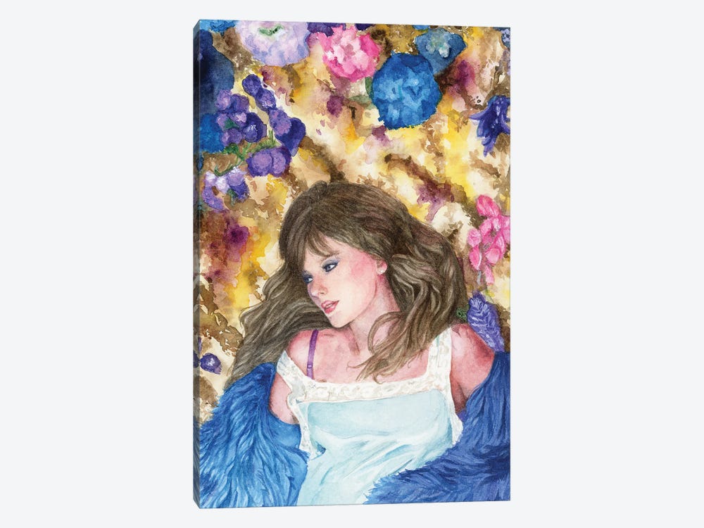 Taylor Swift In The Lavender Haze by Krystal Ward 1-piece Canvas Artwork
