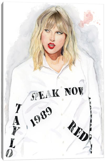 Taylor Swift Canvas Art Print - Women's Fashion Art