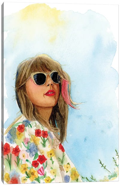 Taylor Swift Daylight Canvas Art Print - Glasses & Eyewear Art