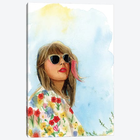 Taylor Swift Daylight Canvas Print #KWA13} by Krystal Ward Canvas Artwork