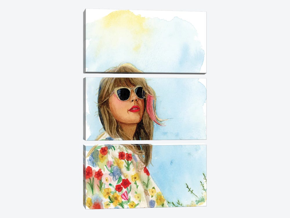 Taylor Swift Daylight by Krystal Ward 3-piece Canvas Art Print