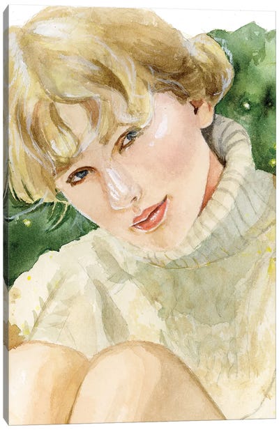 Taylor Swift Folklore Canvas Art Print - Krystal Ward