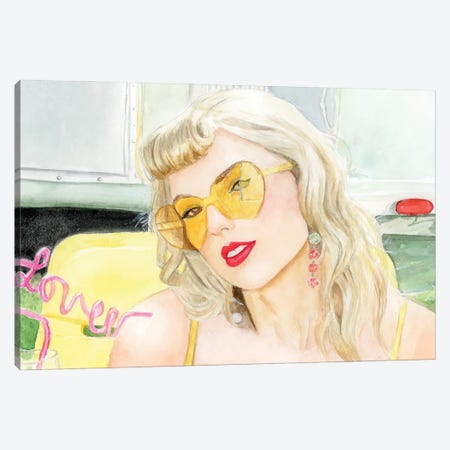 Taylor Swift You Need To Calm Down Canvas Print #KWA15} by Krystal Ward Art Print