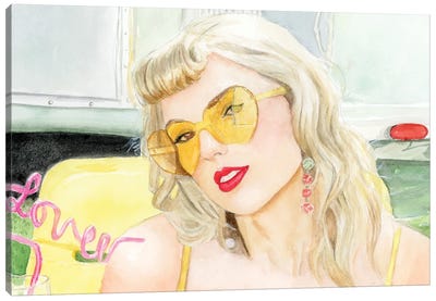 Taylor Swift You Need To Calm Down Canvas Art Print - Glasses & Eyewear Art